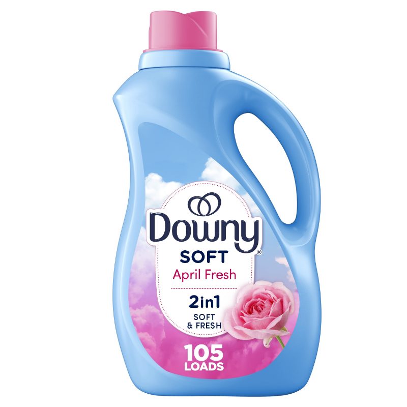 Downy SOFT Fabric Softener Liquid, Iris Bouquet Scent, 1.3 L, 60 Loads, Downy Fabric Softener, Laundry Softener