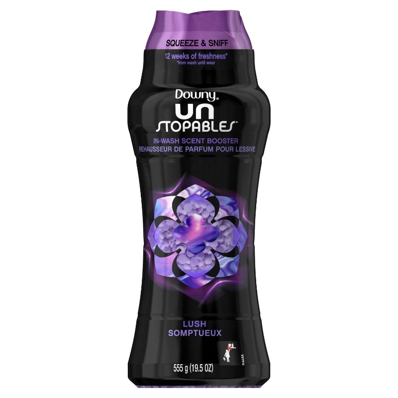 Downy Unstopables In Wash Scent Booster Beads, Lush Scent, 853 g, Laundry Beads for Odour Protection, Downy Scent Booster Beads,