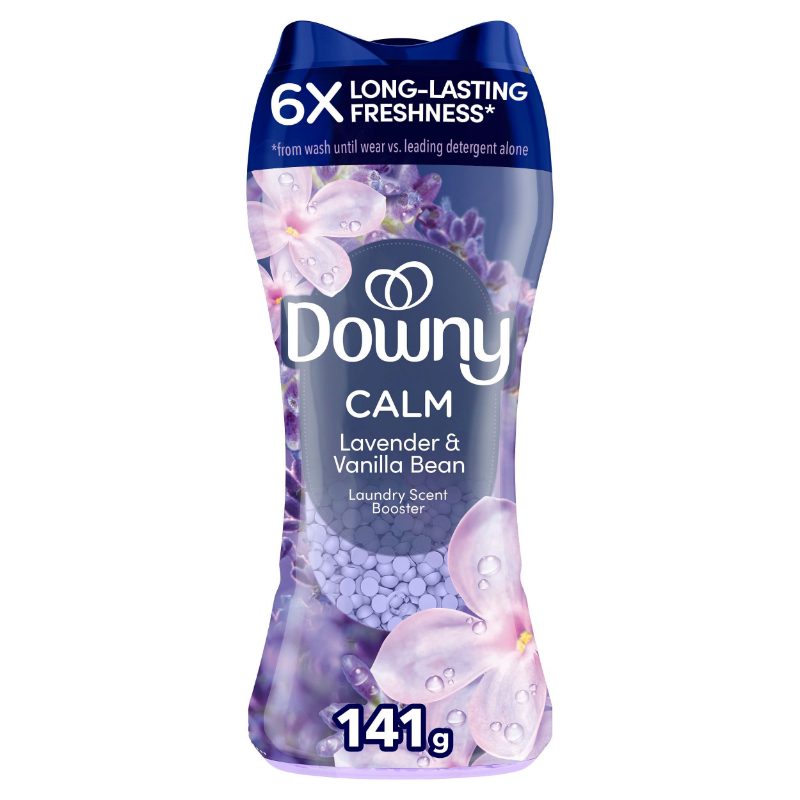 Downy Calm In-Wash Laundry Scent Booster Beads, Soothing Lavender and Vanilla Bean scent, 680 g, laundry scent beads, Long-last