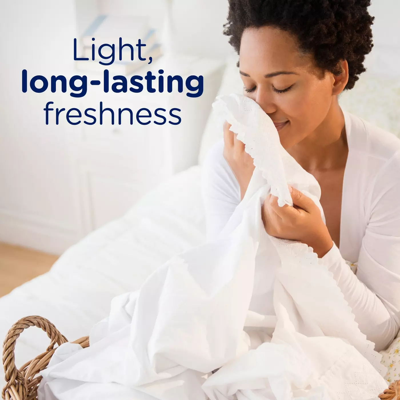 Downy Light Laundry Scent Booster Beads, White Lavender Scent, 515g, In-wash fabric beads designed to be gentle with a light boo