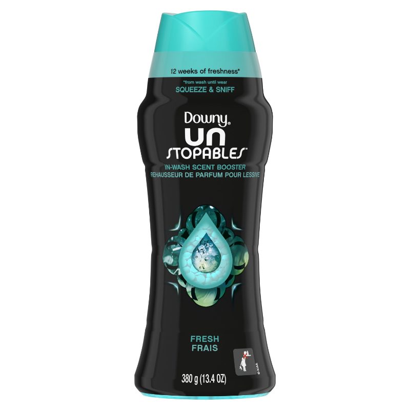 Downy Unstopables In Wash Scent Booster Beads, Fresh Scent, 141 g, Laundry Beads for odour Protection, Downy Scent Booster Beads