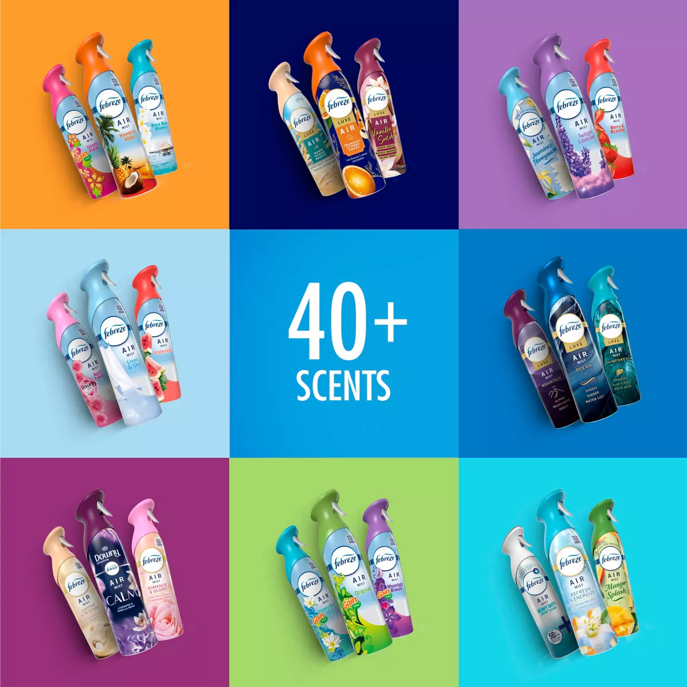 Febreze Air Freshener Spray, Odor-Fighting Room Spray, Downy April Fresh Scent, 250g, 1 Count