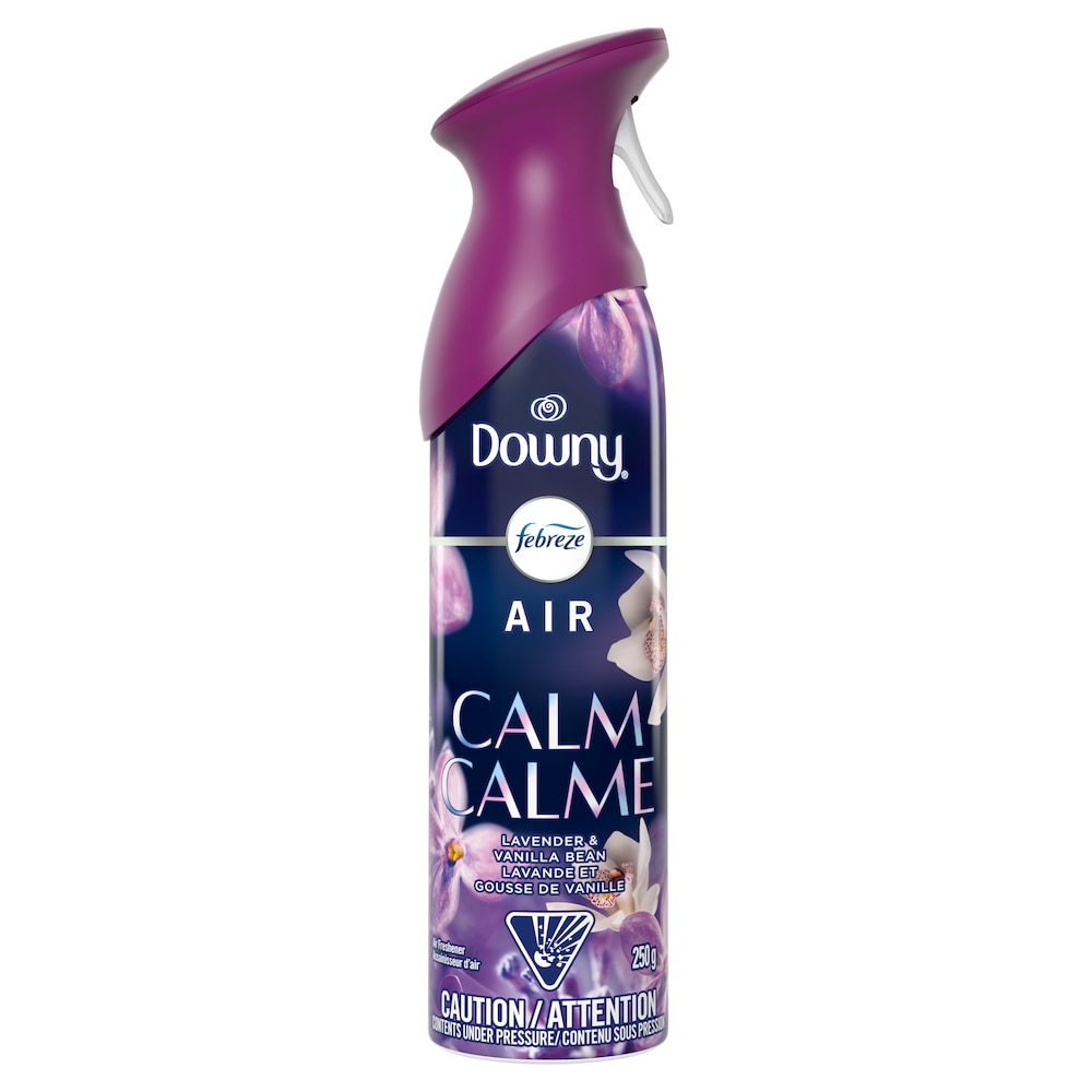 Febreze Air Freshener Spray, Odor-Fighting Room Spray, Downy Calm Scent, 250g, 1 Count