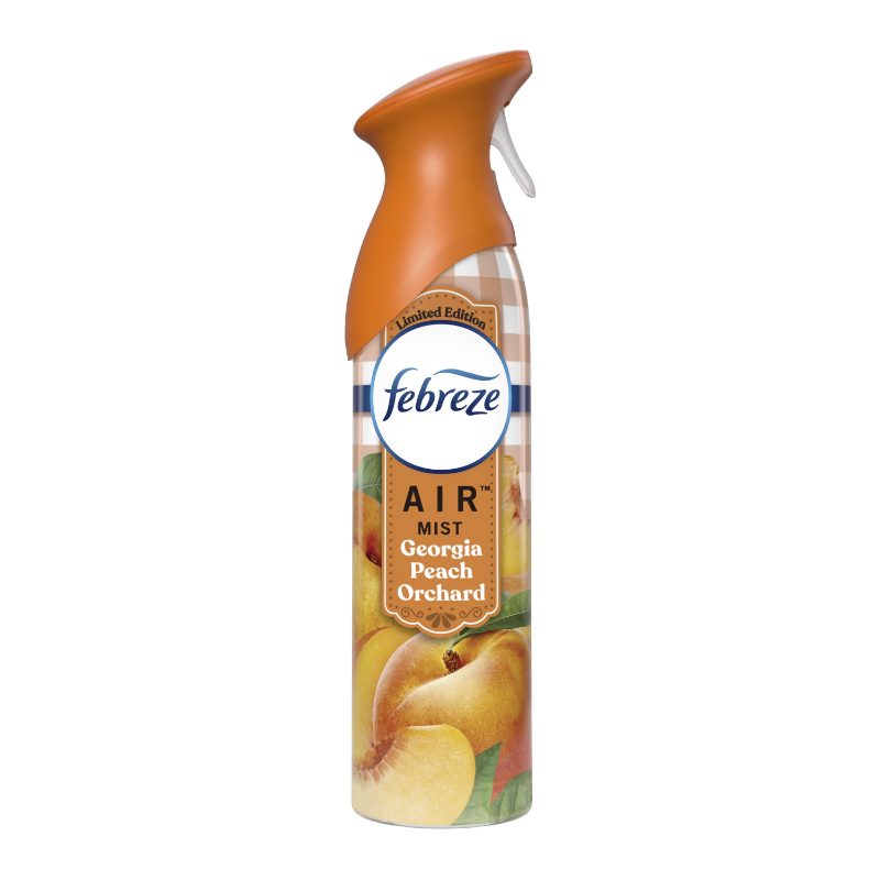 Febreze Air Freshener Spray, Odor-Fighting Room Spray, Georgia Peach Orchard Scent, 8.8oz, 1 Count