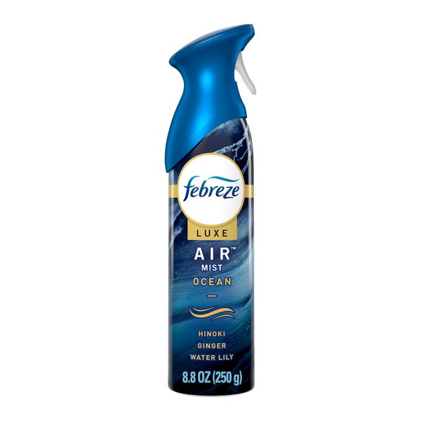 Febreze Air Freshener Spray, Odor-Fighting Room Spray, Ocean Scent, 250g, 2 Count