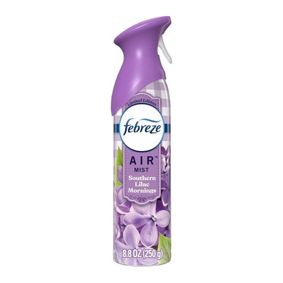 Febreze Air Freshener Spray, Odor-Fighting Room Spray, Southen Lilac Mornings Scent, 8.8oz, 1 Count
