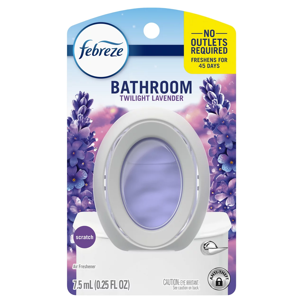 Febreze Bathroom Air Freshener, Odor-Fighting, Lavender Scent, 1 Count