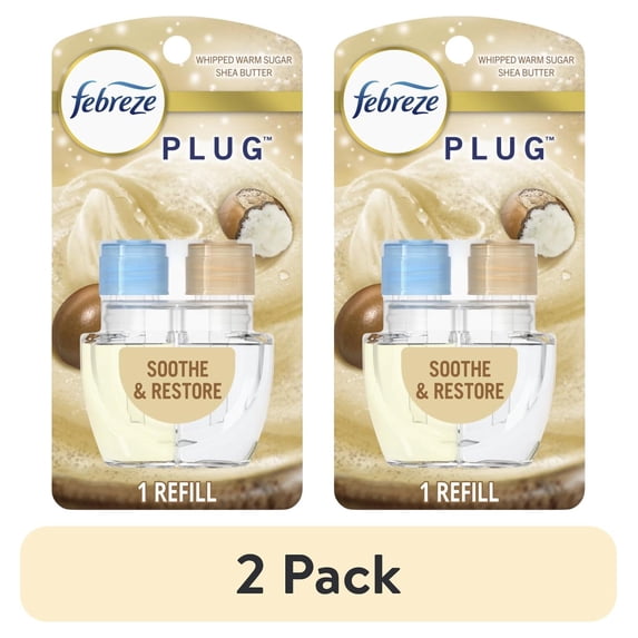 Febreze Bathroom Air Freshener, Odor-Fighting, Soothe & Restore Scent, 1 Count