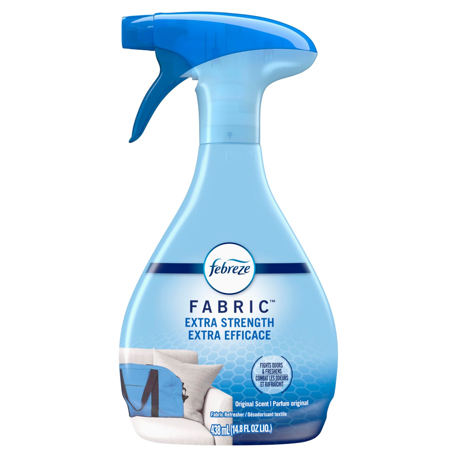 Febreze Extra Strength Fabric Refresher, Original Scent, 438 mL