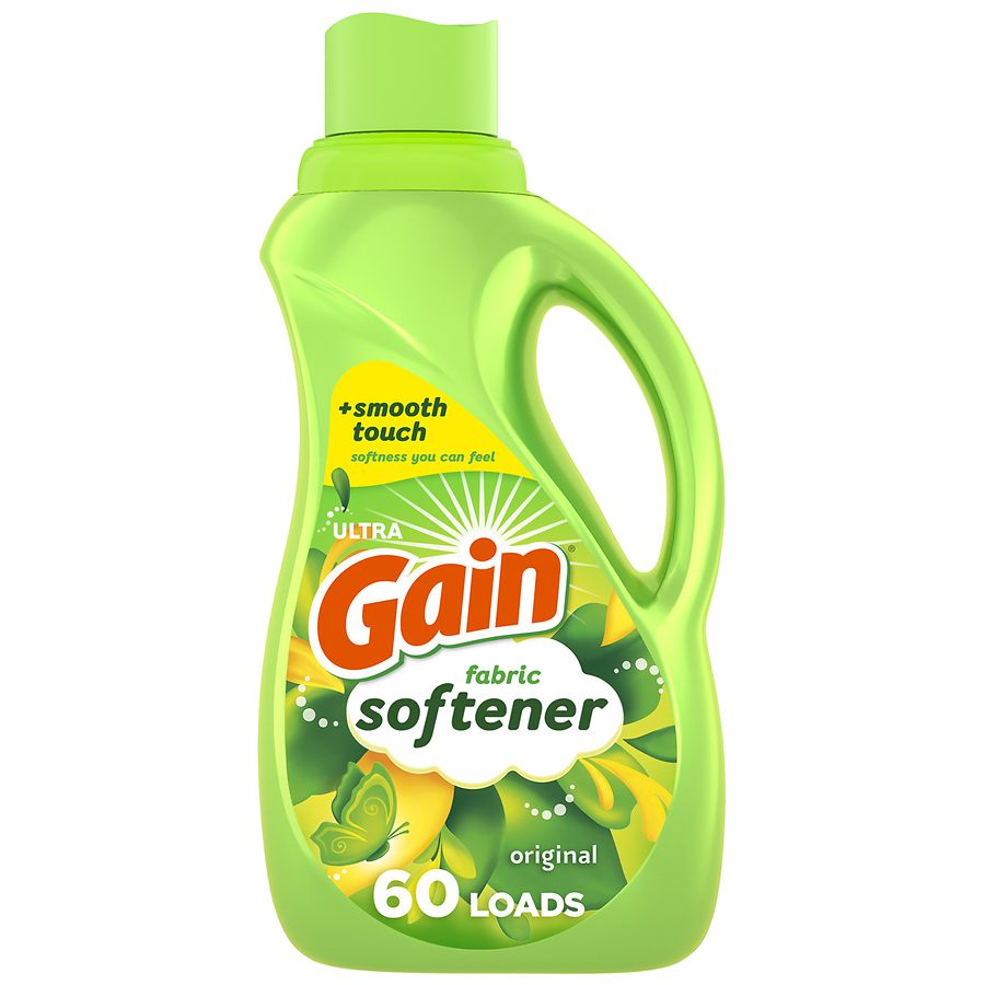 Gain Liquid Fabric Softener, Original Scent, 1.05 L, 48 Loads, Smooth Touch