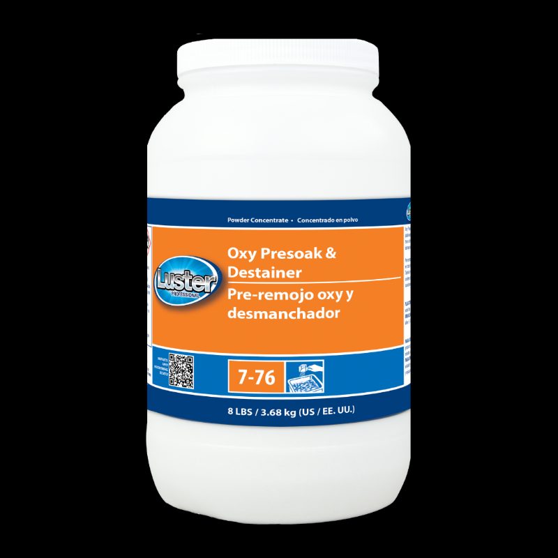 Luster Professional Oxy Presoak & Destainer, 3.18 kg