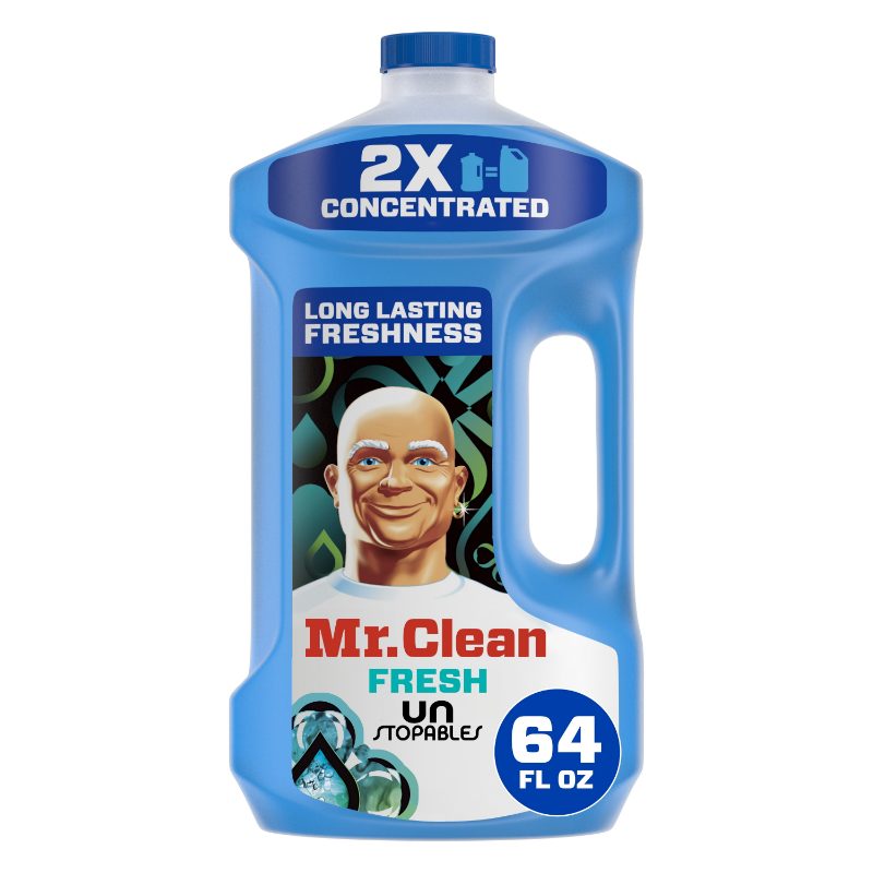 Mr. Clean Multi Surface Cleaner with Unstopables Fresh Scent, All Purpose Cleaner, 1.21L