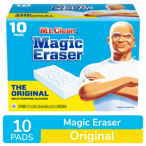 Mr. Clean Magic Eraser Sponge, All Purpose Cleaner, Cleaning Scrubber, Wall Cleaner, Original, 2ct