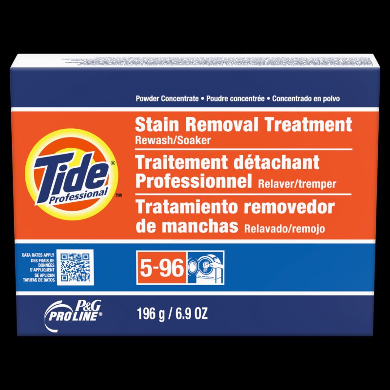 P&G Proline Tide Professional Stain Removal Treatment Rewash/Soaker, Powder Concentrate, 176.4 g (Case of 14)