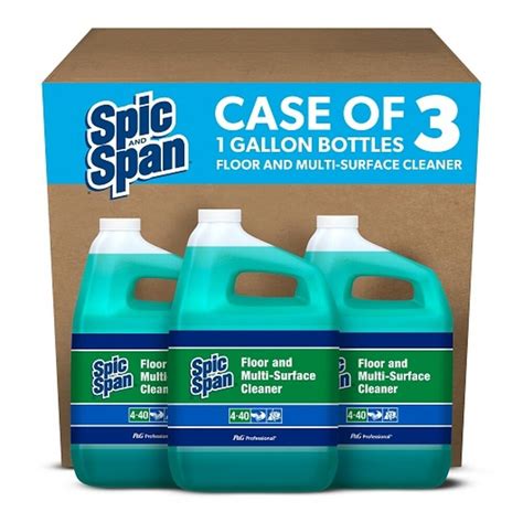 Spic and Span Professional Bulk Floor and Multi-Surface Concentrate Cleaner for Commercial Use, 3 oz (Case of 45)