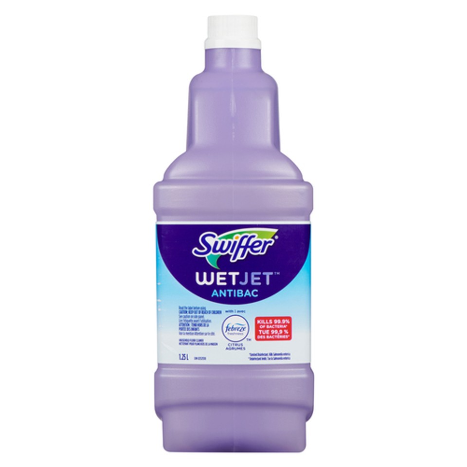 Swiffer Wet Jet Solution Anti Bacterial 4/1.25L CA