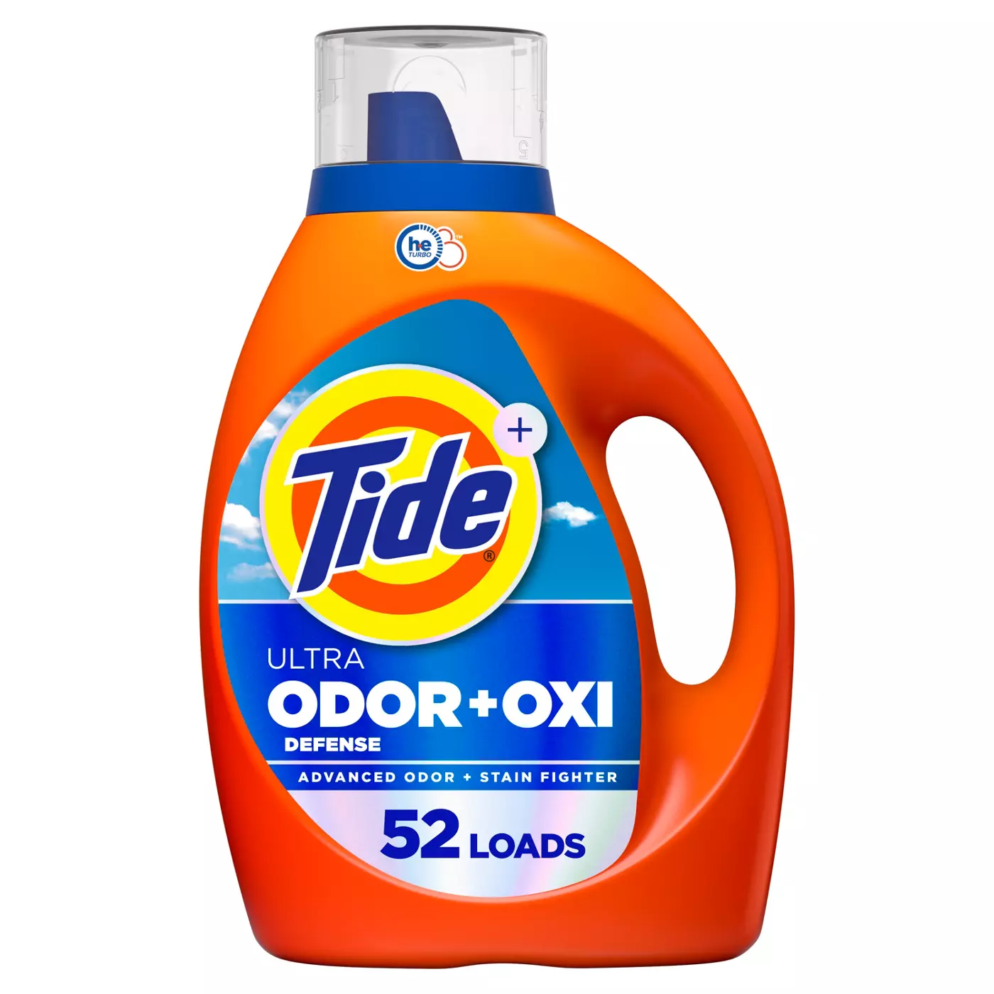 Tide Ultra Odour Plus Oxi Liquid Laundry Detergent, 2.15 L, 52 Loads, Advanced Odour Plus Stain Fighting Laundry Detergent Liqui