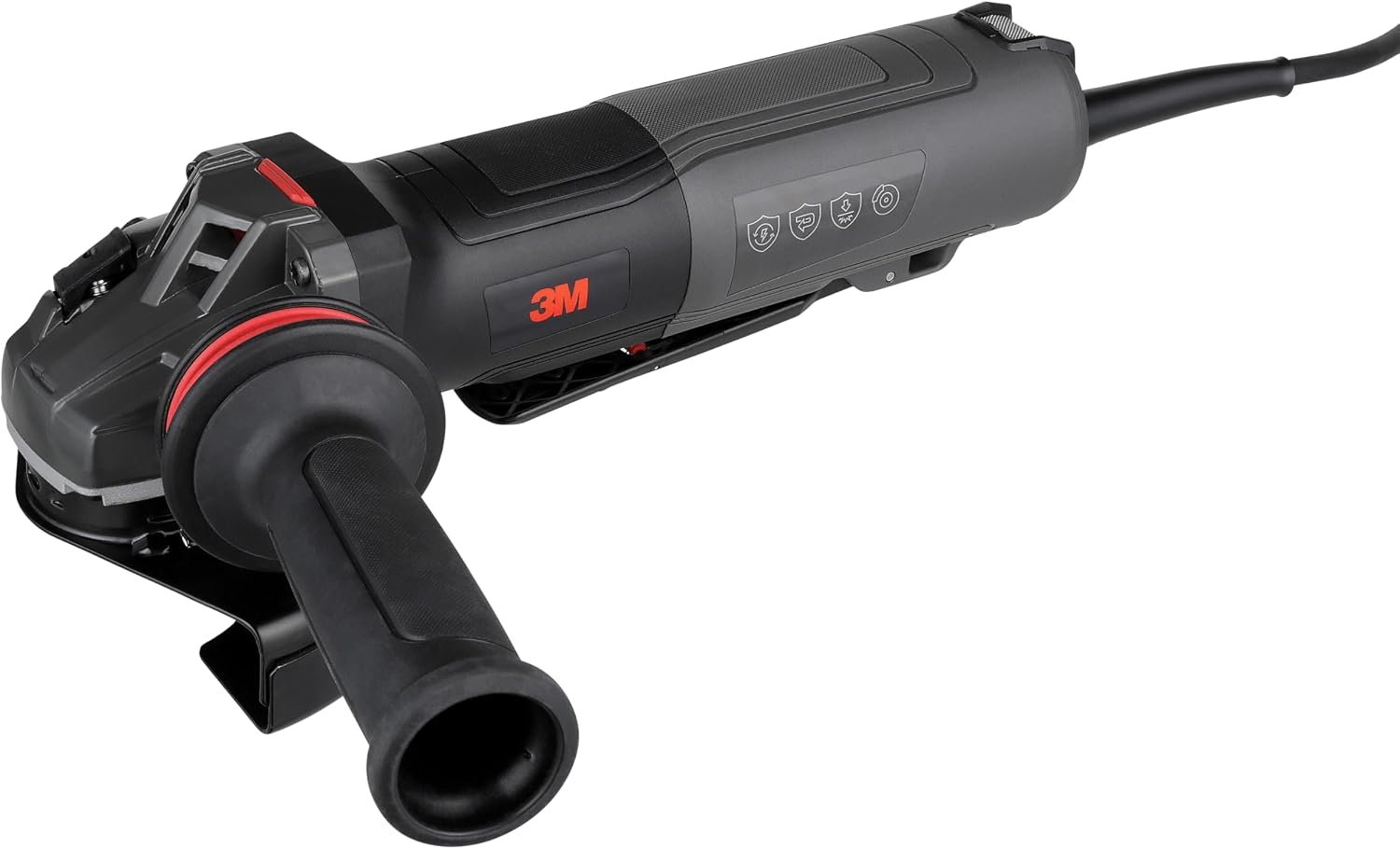 3M™ Electric Angle Grinder, 11129, 4.5-5 in (114 mm – 140 mm) Paddle Switch, 120V, 1 ea/Case