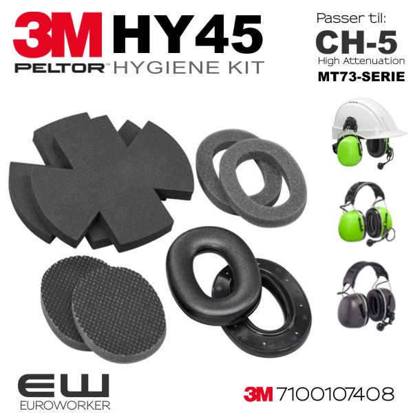 3M™ PELTOR™ Hygiene Kit HY45, 10 pair/Case