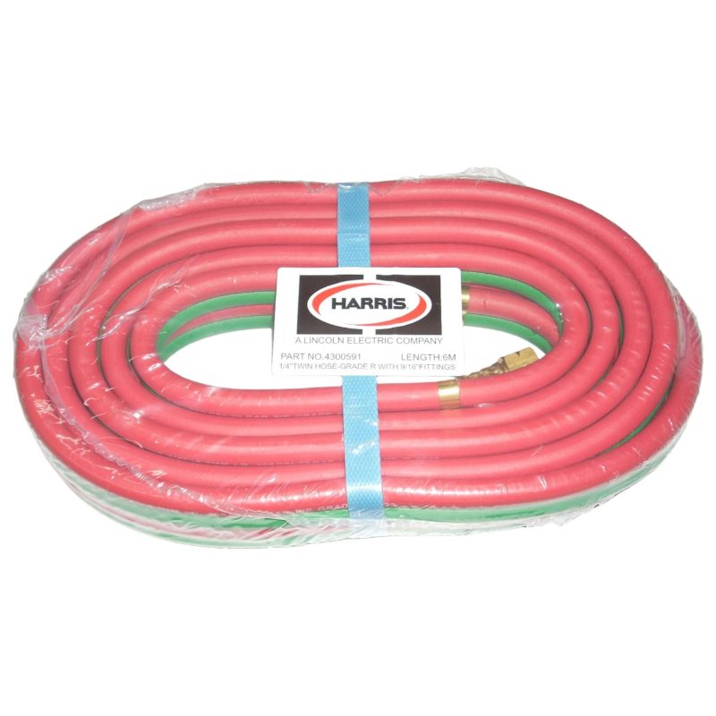 HOSE,1/4X20' TWIN B-B R-GRADE OVAL