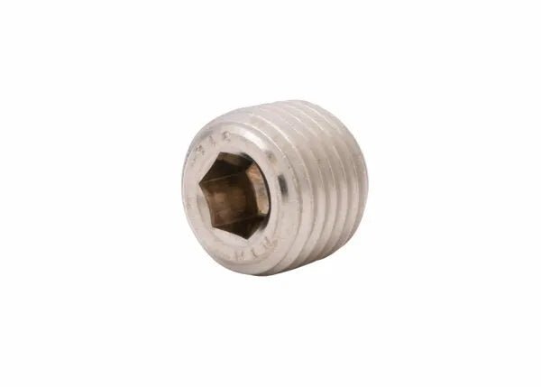 PLUG,1/4NPT-316SS HEX SOCKET