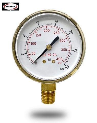 GAUGE,2"400PSI/28BAR SS