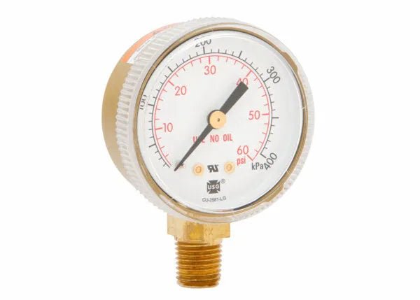 GAUGE,2" 0-400# CHR ALARM