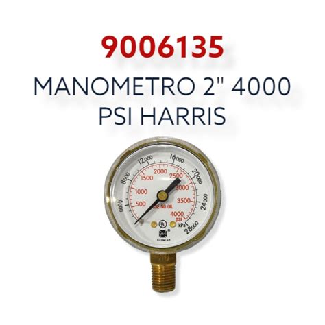 GAUGE,2"4000# MED OXY