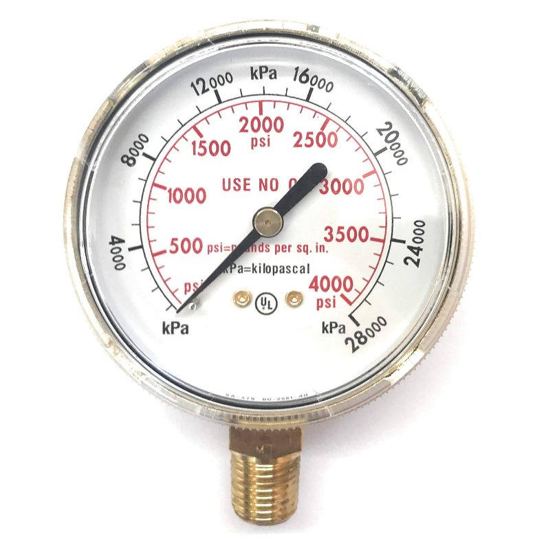 GAUGE,2 1/2" 200 STL LM