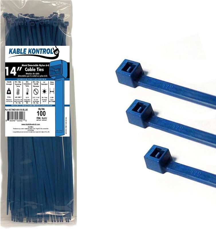 Anchor 14 In 50 Lbs Natural Zip Ties-100 PCS