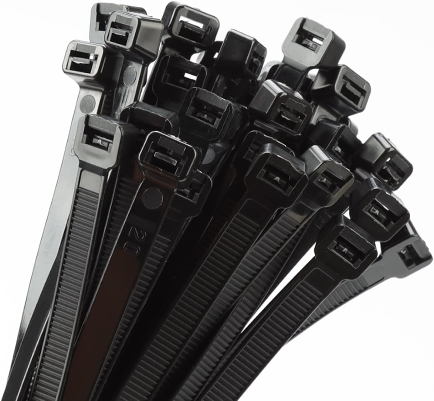 Anchor 18 In 50 Lbs UV Black Zip Ties-100 PCS