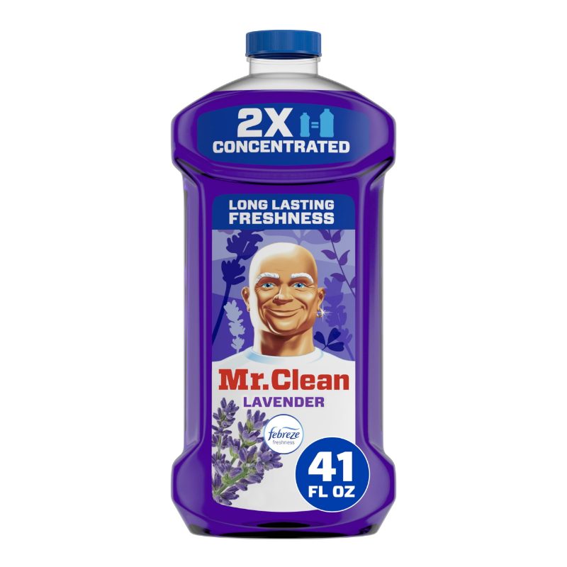 Mr. Clean All Purpose Cleaner, Floor Cleaner, Mop Soap, Cleaning Liquid, Lavender, 1.21Loz