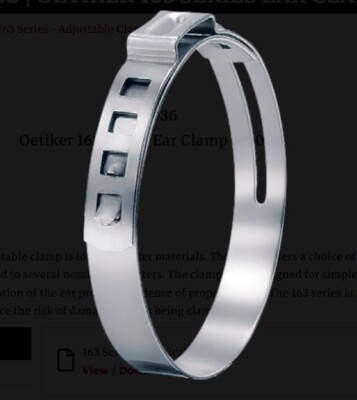 Adjustable Clamp Stainless Steel 56