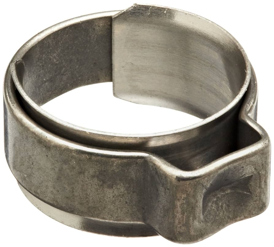 1-Ear Clamp with Insert Stainless Steel 08.0RER