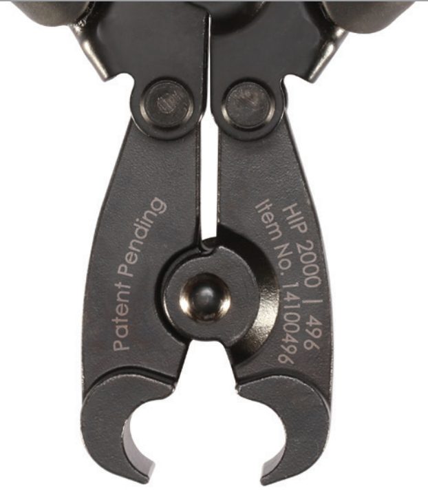 Installation Tool HIP 2000 l 496, Compound Action Pincer, Standard Jaws, Straight Handles