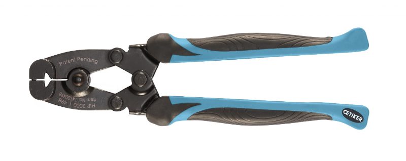 Installation Tool HIP 2000 l 498, Compound Action Pincer, Side Jaws, Straight Handles