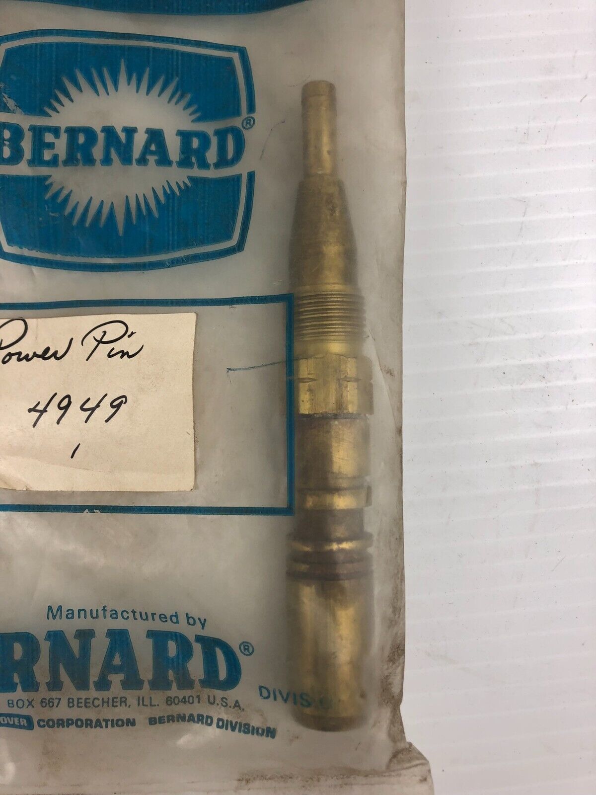 POWER PIN, BERNARD N/ PINS