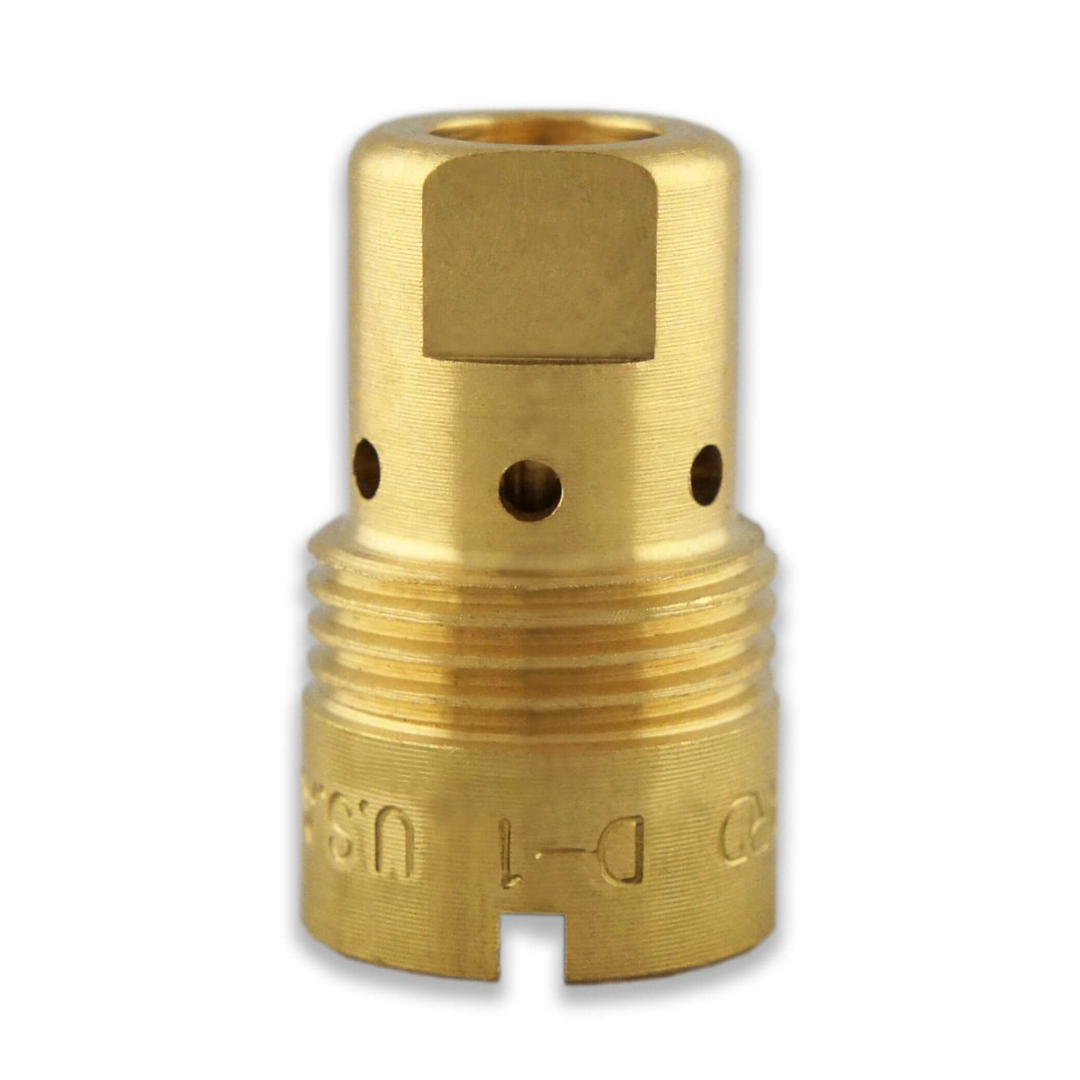GAS DIFFUSER, CENTERFIRE, LARGE NOZZLE, 1/4-18 N