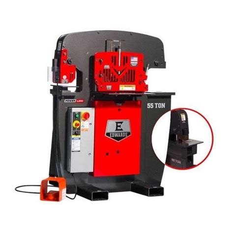 55 Ton Ironworker 3 Phase, 230 Volt, Coper Notcher