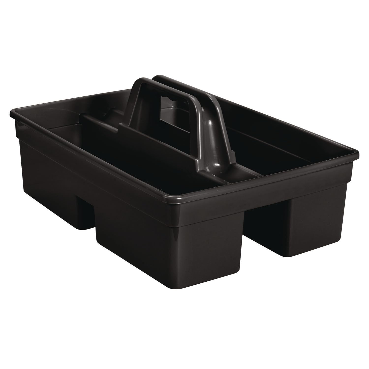 Rubbermaid Commercial Products Cleaning Carry Caddy, Black, Carrier for Cleaning Supplies, Tools, All-Purpose Carry Caddy, Fit