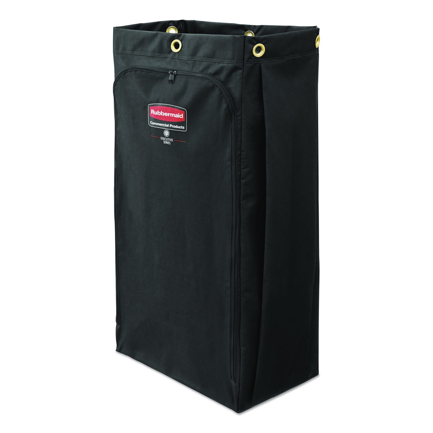 Rubbermaid Commercial Products Cleaning Cart Bag, 30-Gallon, Black, Collecting Refuse or Laundry Items, Linen Storage, Janitoria