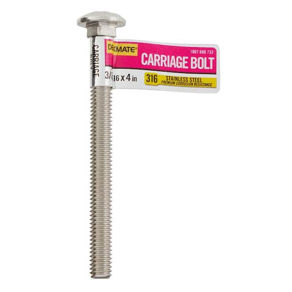 BOLT CARRAGE 3/8-16 1 LG