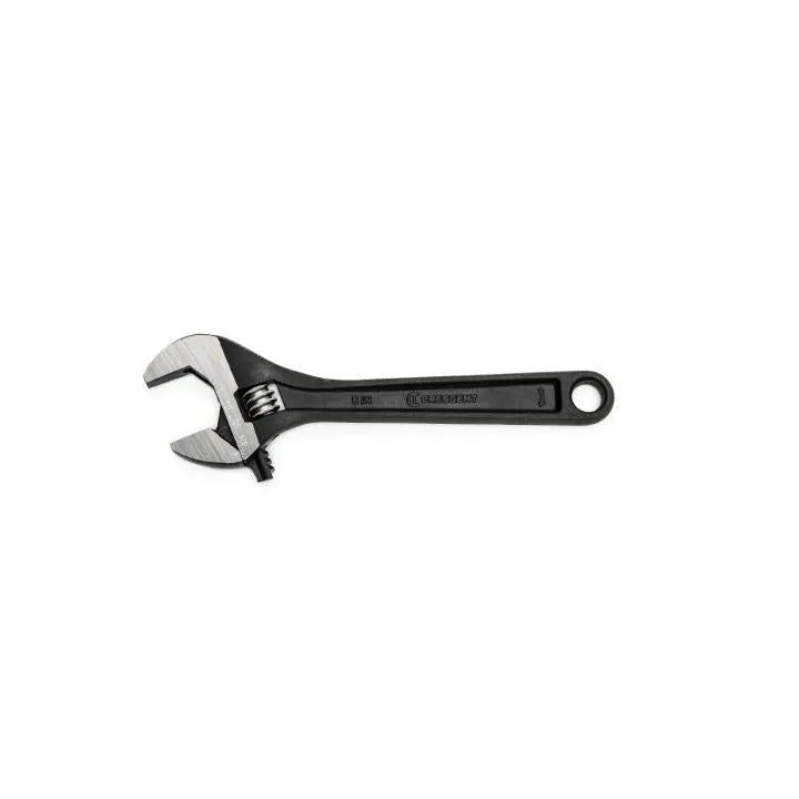 ADJ WRENCH, 6", BLACK, BULK/24