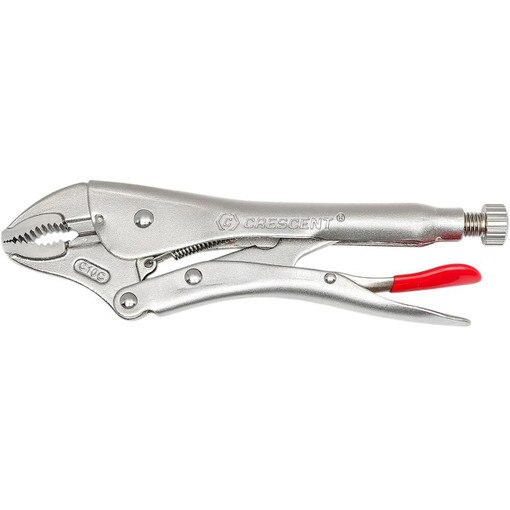 PLIER, 10", LOCKING, CURVED JAW, BULK/24