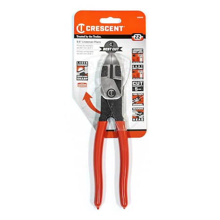 PLIER, 9.5", LINEMAN, DM, Z2