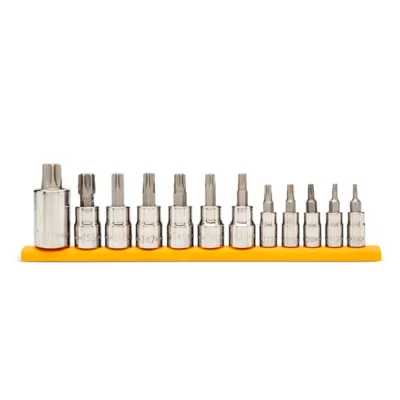 12PC TORX BIT SOCKET SET