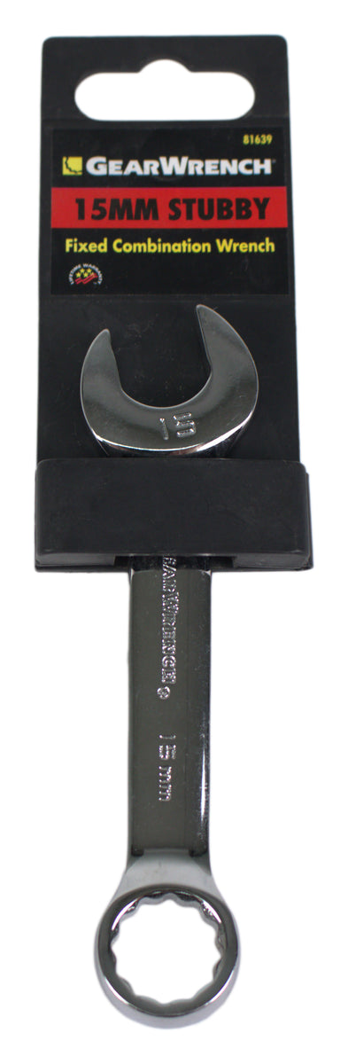 FP COMBINATION WRENCH, 12PT, 15MM
