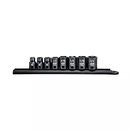 8PC 3/8" DRIVE 6PT DEEP IMP SKT SET, MM