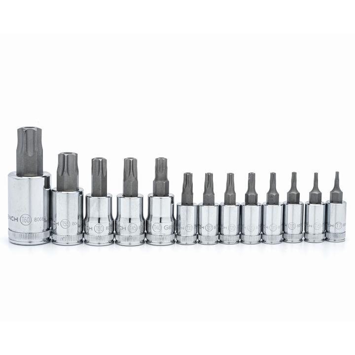 5PC TAMPER PROOF TORX BIT SKT SET