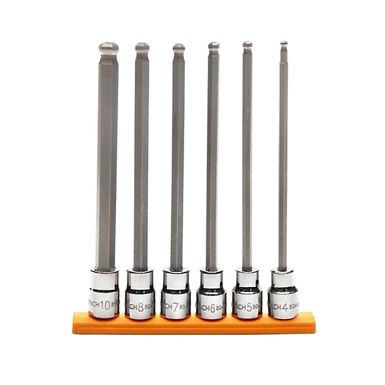 6PC MM BIT SOCKET SET